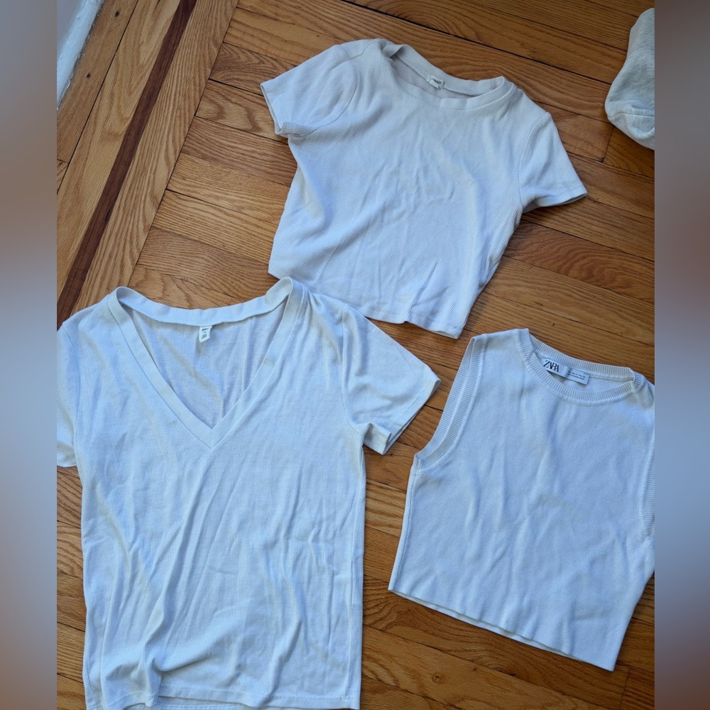 CUTE WHITE SHIRT BUNDLE